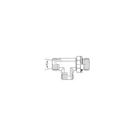 Titan Stainless Metric Compression 08 mm Tube M14x15 thread DIN X 1/4in Male BSPP SS-5158L-08-08-04
